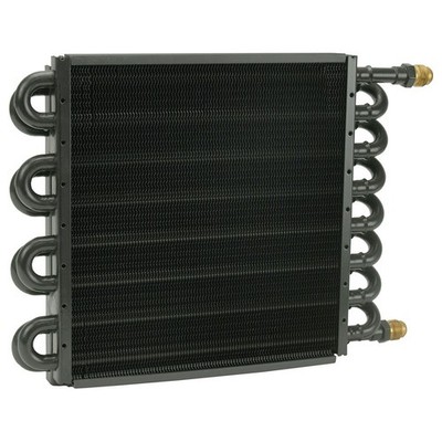 Derale Fluid Cooler 15300; Electra-Cool 13.5 x 10.475 in. Tube & Fin, -08AN