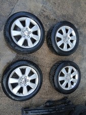 GENUINE 05-12 SEAT LEON MK2 ALTEA 16 INCH ALLOY WHEELS+ Tyres 1P0601025