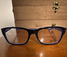 Ray-Ban RB5268 5470 Blue Plastic Full Rim Rectangle Eyeglass Frames 52-17-135