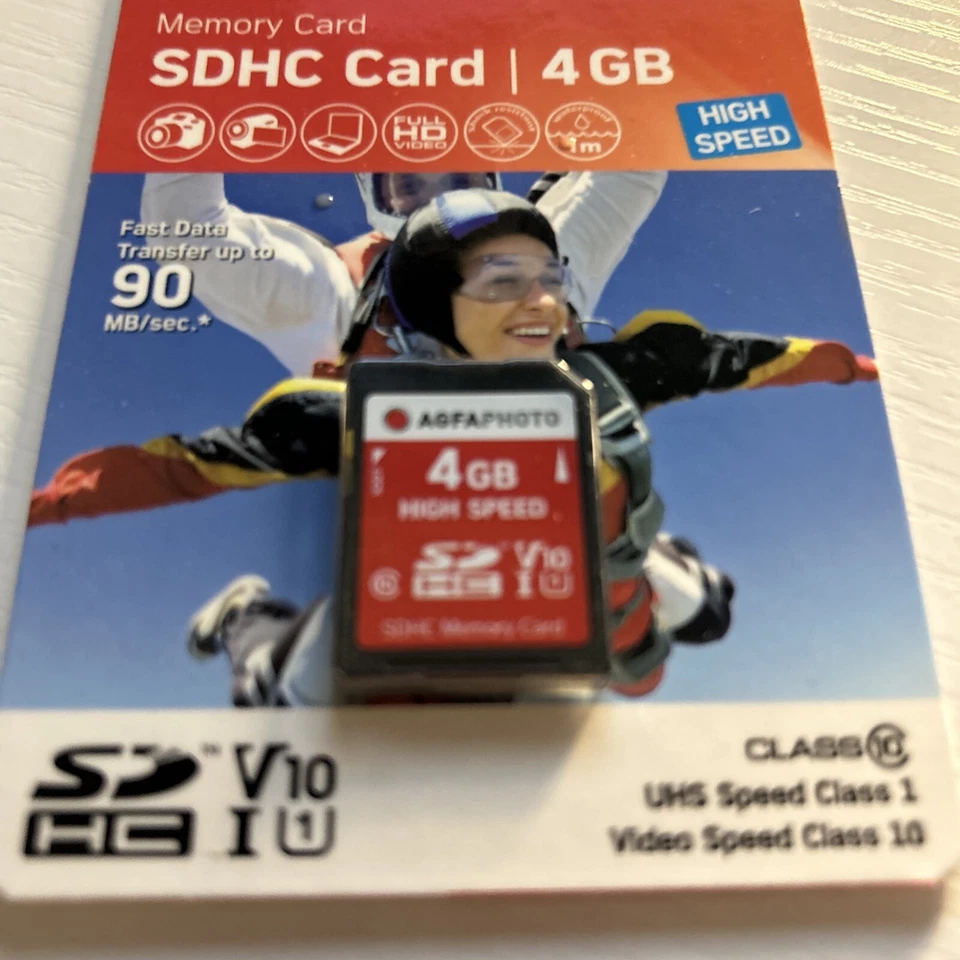 Pacote múltiplo de 10 Agfaphoto - Cartão de memória SDHC 4 GB - Novo - Imagem 2 de 3