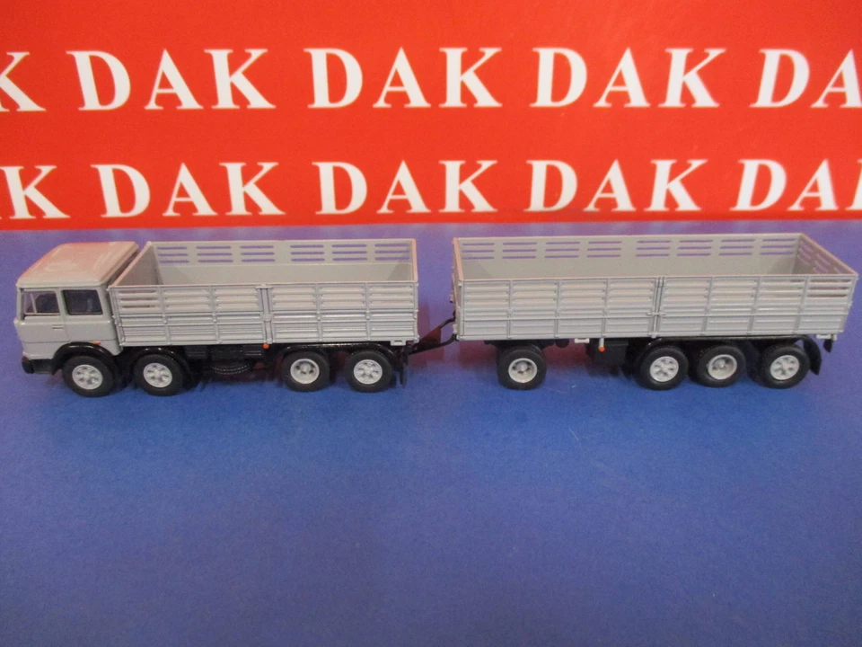 1/87 Modellino Camion Truck Fiat 691 Millepiedi Grey by Brekina - Immagine 2 di 4