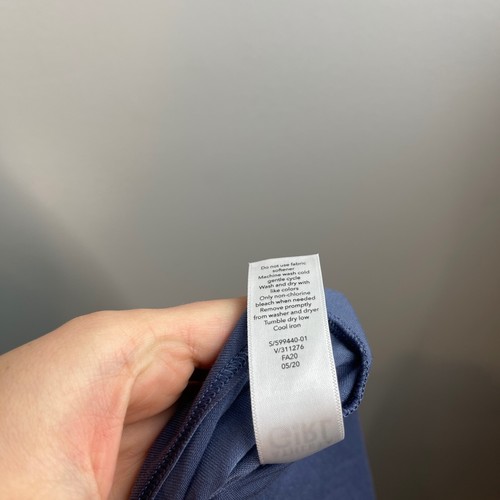 Top Atlético Niña Azul Manga Larga Malla Detalle Espalda XL 14 NUEVO SIN ETIQUETAS - Imagen 6 de 6