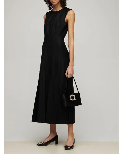 【Roger Vivier】RV Nightlily' マイクロバッグ Roger Vivier RV Nightlily Brooche Mini Bag | Black | FARFETCH