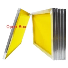 Open Box! Screen Frame Aluminum Pre-Stretched Silk Screen Press Frame w/230 Mesh