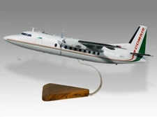 Fokker F27-200 Friendship Comair Limited Desk Wood Airplane Model Small 1/100