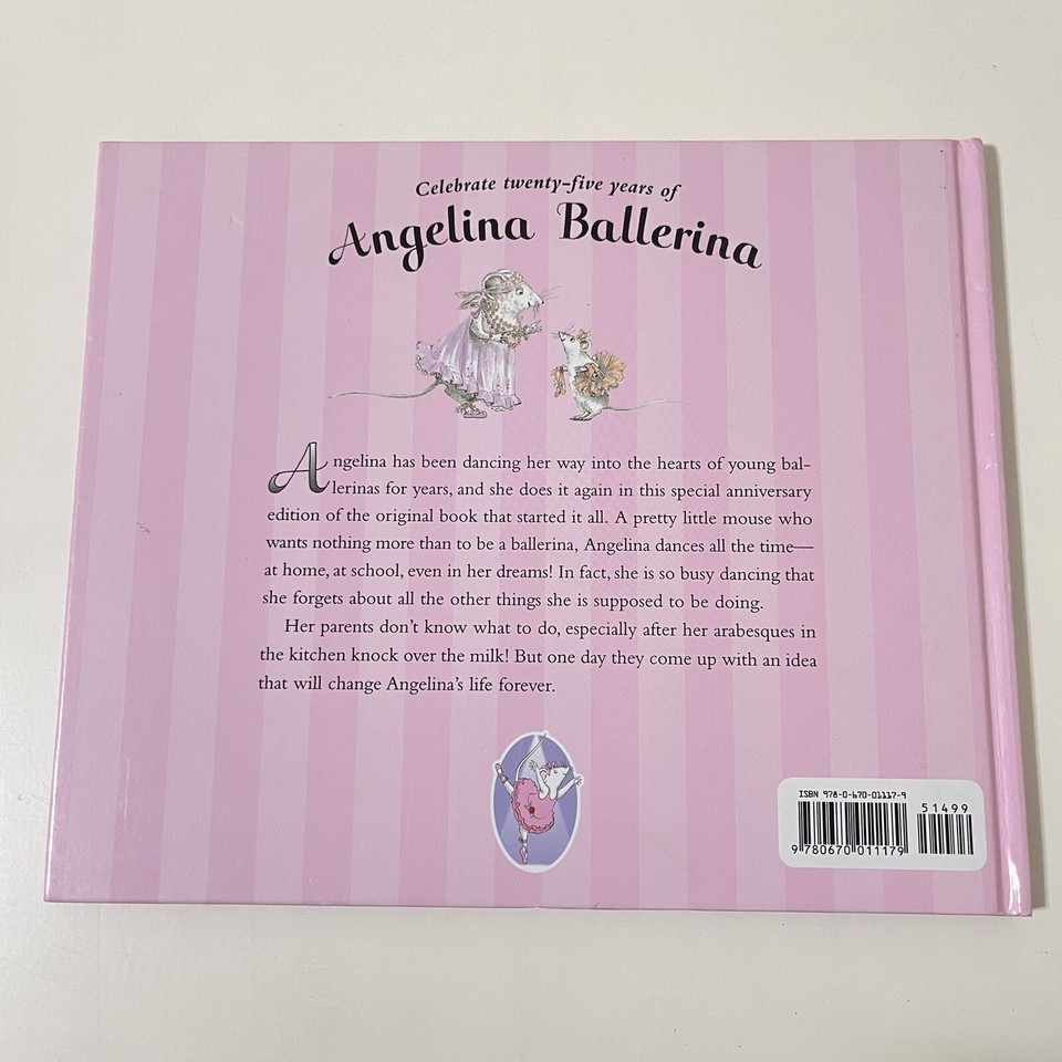 Angelina Ballerina Angelina's Birthday by Katharine Holabird Lot of 2