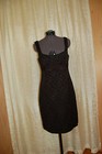Nanette Lepore Womens Dress Size 2 Black Wool Blend Sleeveless Empire Waist 