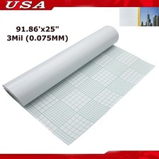 Cold Laminating Film Oil Painting Cold Mounting Glue Roll Film 91.86'x25" 3Mil