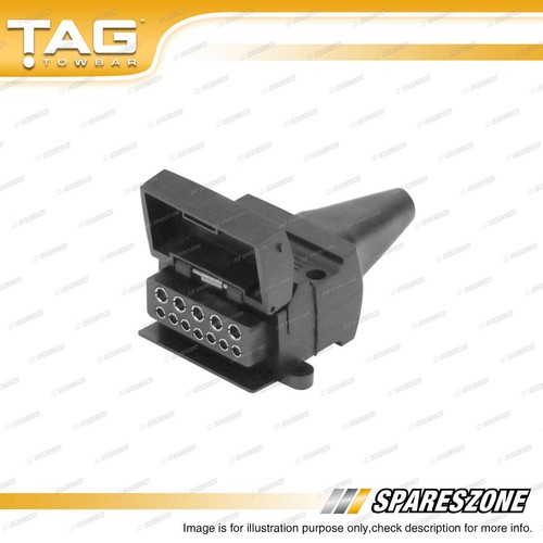 TAG 12 Pin Flat Socket with Reed Switch for Use with Normally Open ...