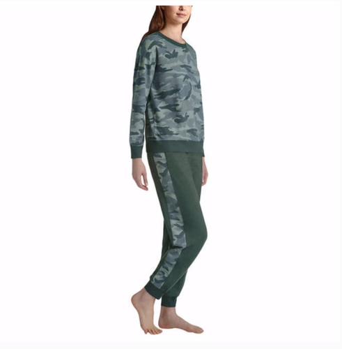 Piece Pajamas Set PJs Camo Print 