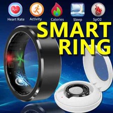 Smart Ring Health Waterproof Premium Monitor Heart Rate Fitness Oximeter Tracker