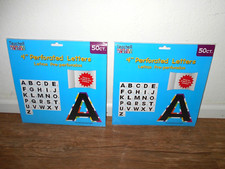Flomo Two Packs Of 50 Each 4 Perforated Learning Letters