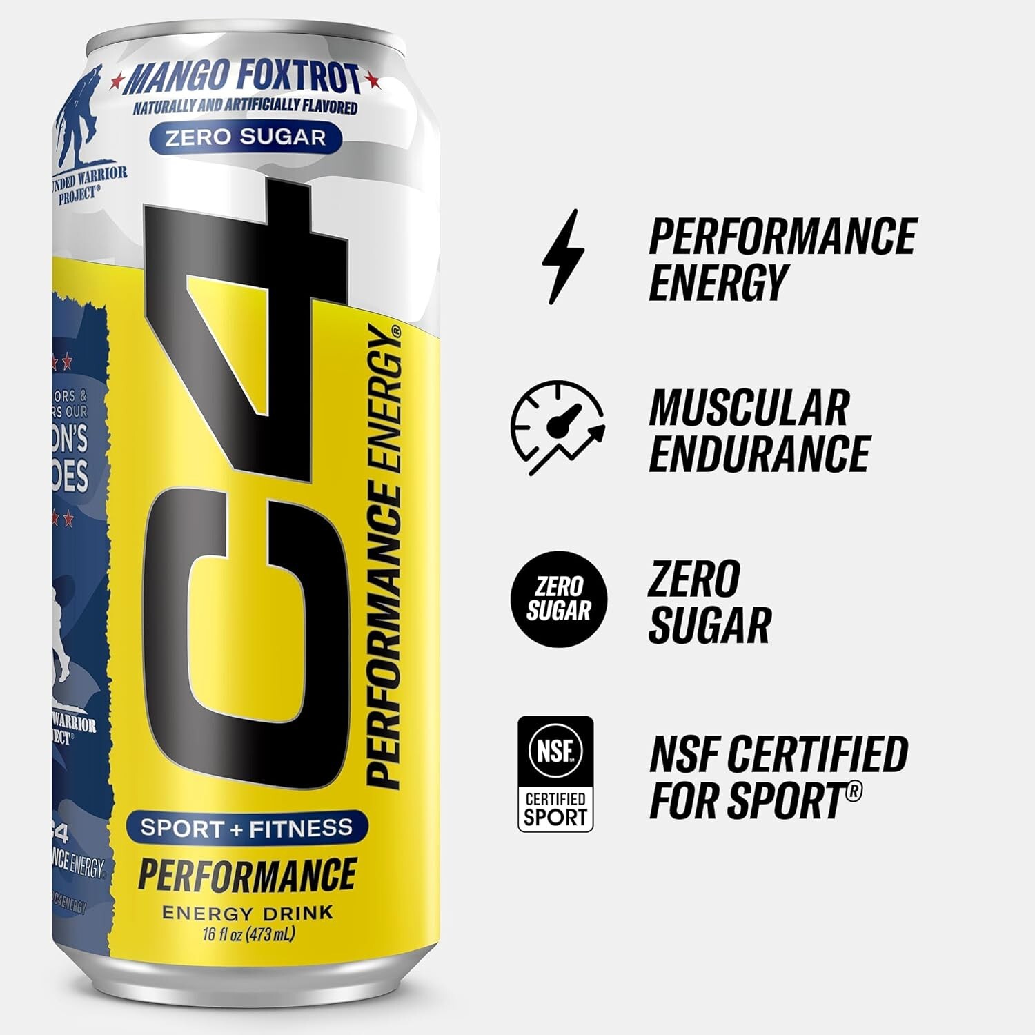 C4 Energy Zero Sugar Pre Workout Drink Explosive Energy, Endurance