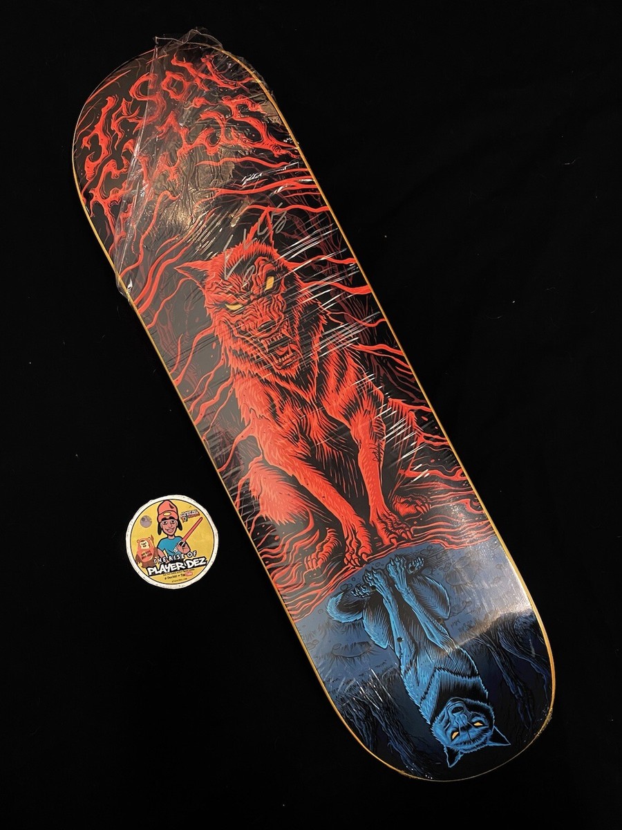 RARE SIGNED Jason Ellis Limited Edition Wolf Skateboard Deck