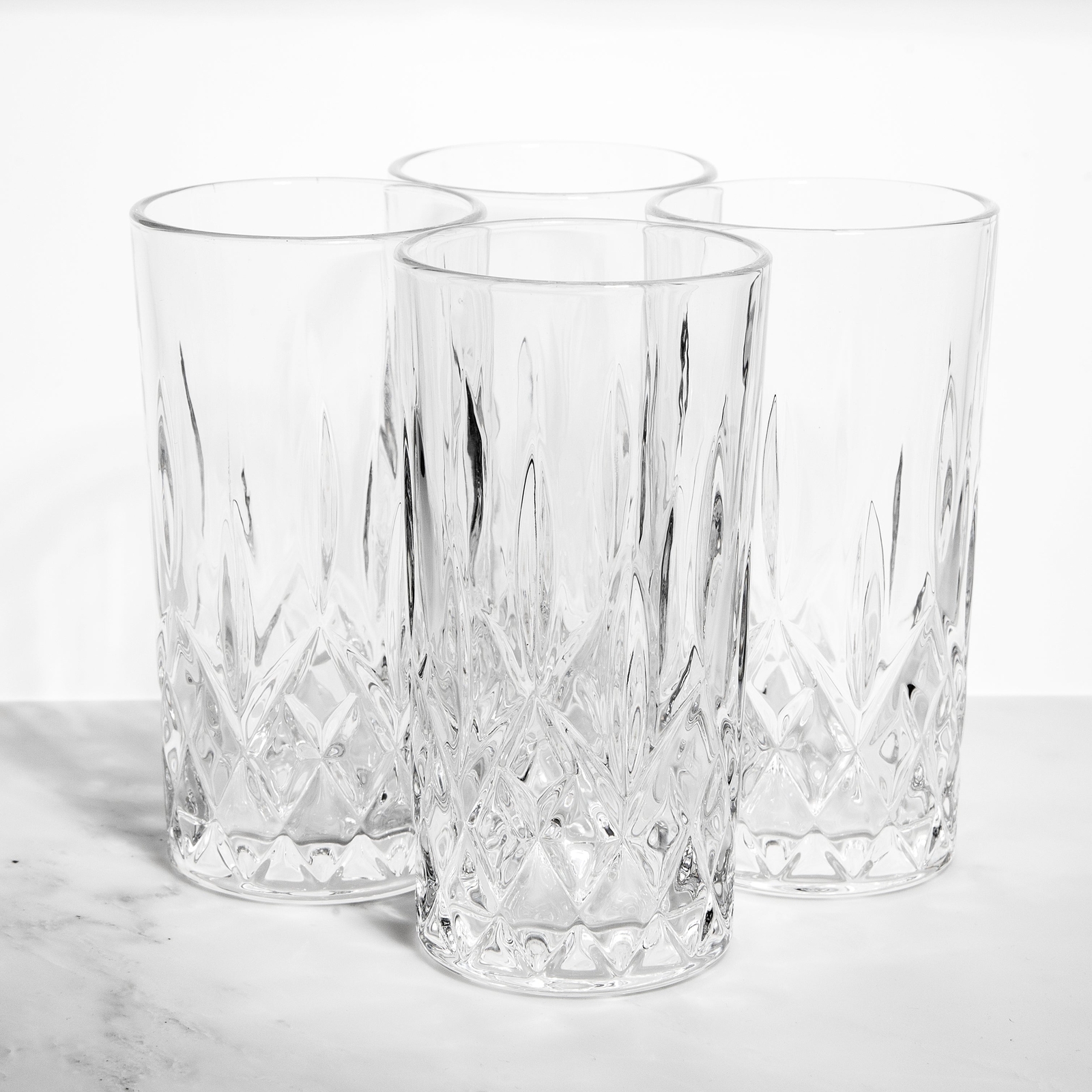 Crystal Clear Tom Collins Glass Set of 4 11.5 Oz eBay