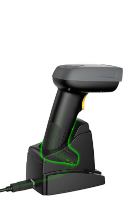 Inateck BCST-52 Barcode Scanner 2D Wireless Bluetooth Smart Base - Black