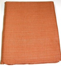 Danube Linen Look Rectangular Tablecloth 52 x 70 Orange NEW