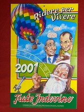 CALENDARIO 2001 FRATE INDOVINO 46x30 cm. da PARETE - RIDERE PER VIVERE