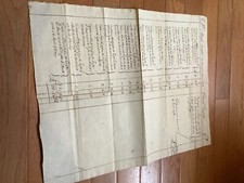 Antique Artifact From 1774 Interest Account Of Owen Biddle