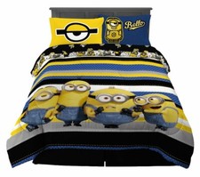 Minions Rise of Gru "Black Gold" Kids Full Bed Set-W7666928723, W29269778101