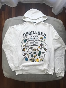 felpa dsquared bianca