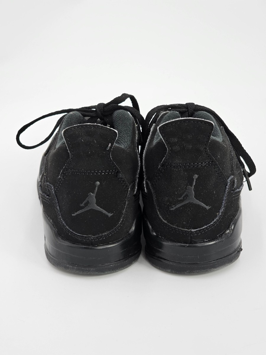AIR JORDAN BQ7669-010 BLACK CAT RETRO 4 GRADE SCHOOL BOYS SNEAKERS