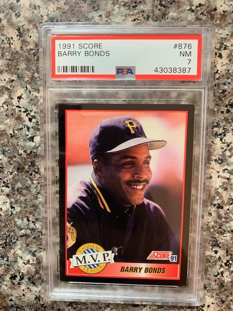 1991 SCORE 876 BARRY BONDS PSA GRADED NM 7 SHARP KGC 24372 EBay