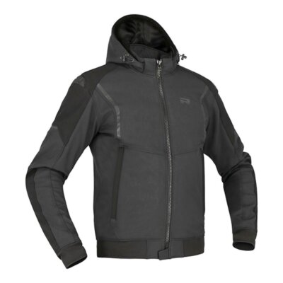 Richa Atomic 2 WP Hoodie Motorradjacke Herren schwarz dunkelgrau