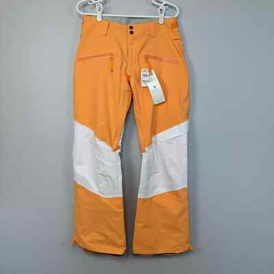 Roxy x Chloe Kim Woodrose Ski Snow Pants Fit Mock Orange S NWT$245
