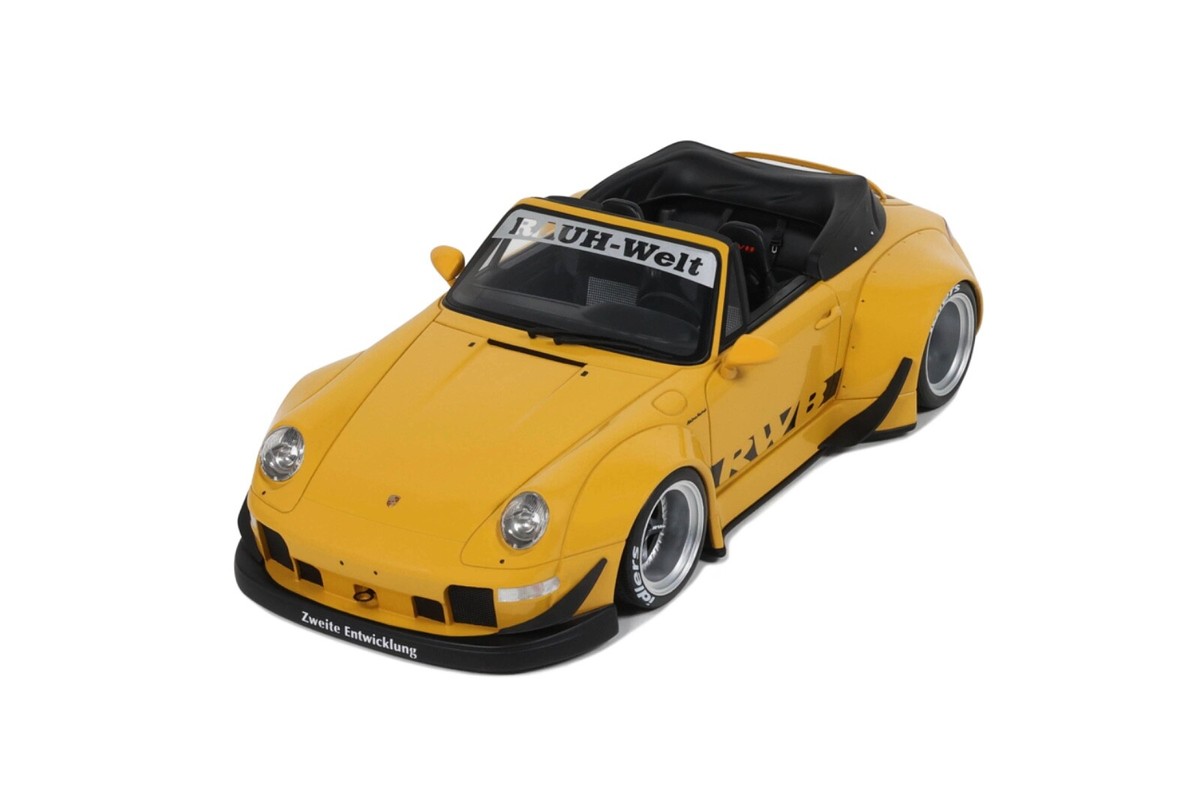 京商 GT SPIRIT RWB 1/18 1/18 GT Spirit Porsche 911 ' 993 ' with RWB Body Kit in Yellow