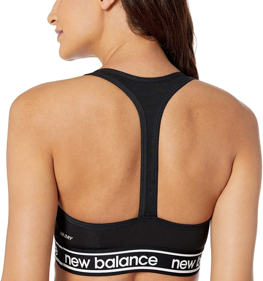 New Balance Women's 245457 Pace Sports Bra Underwear Black Size S - Image 2 of 2