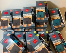 Hanes Premium Stretch Tagless Boxer Briefs Fresh IQ wicking no ride up / Variety