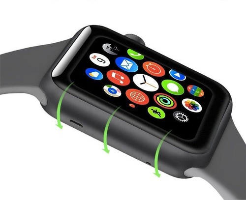 3D Curved Apple Watch SE,6,5 Full Screen Cover Tempered Glass Screen Protector - Picture 16 of 22