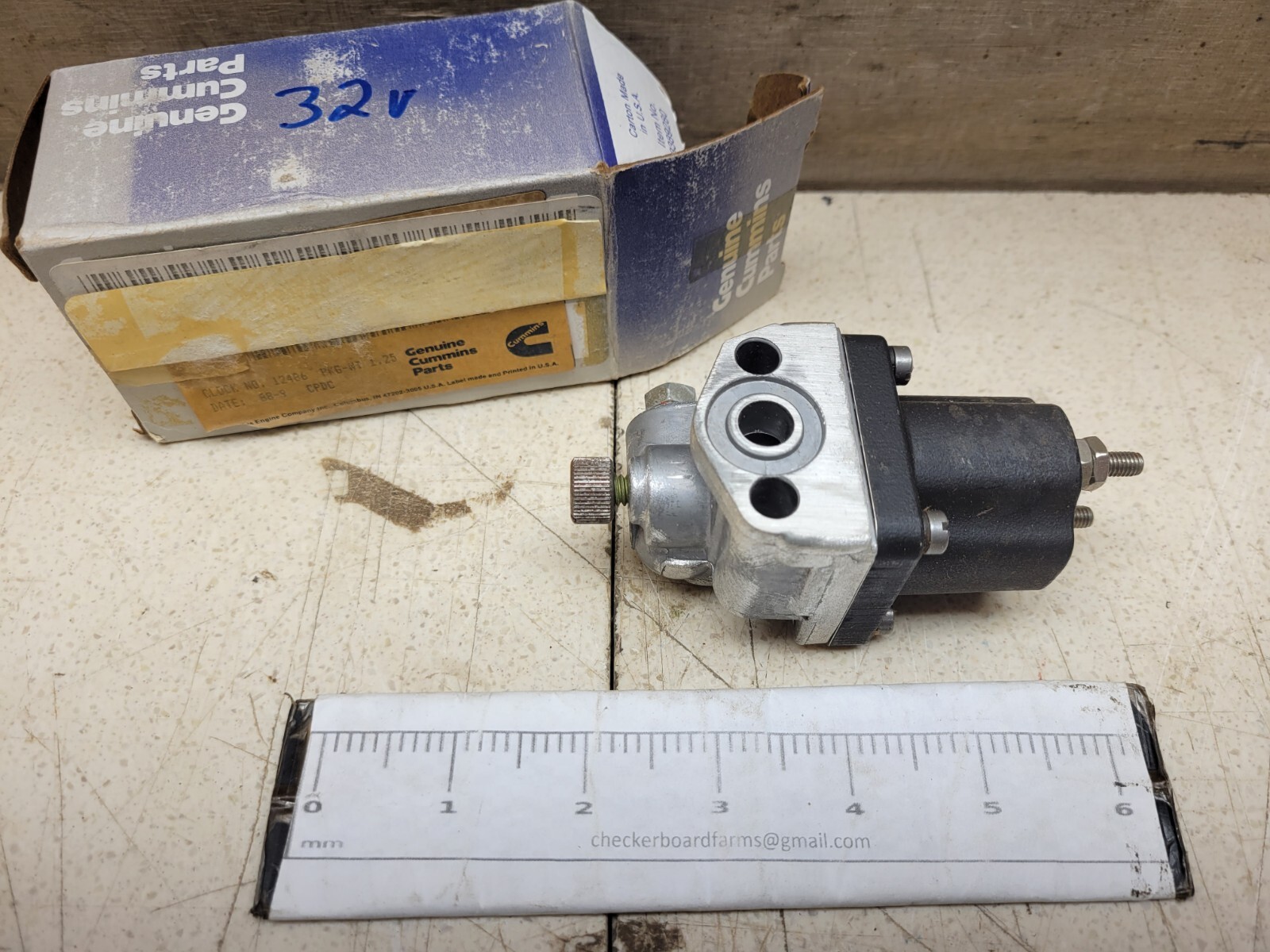 NOS Cummins 3035347 Shut Off Solenoid Assembly Fuel Pump BM69988  