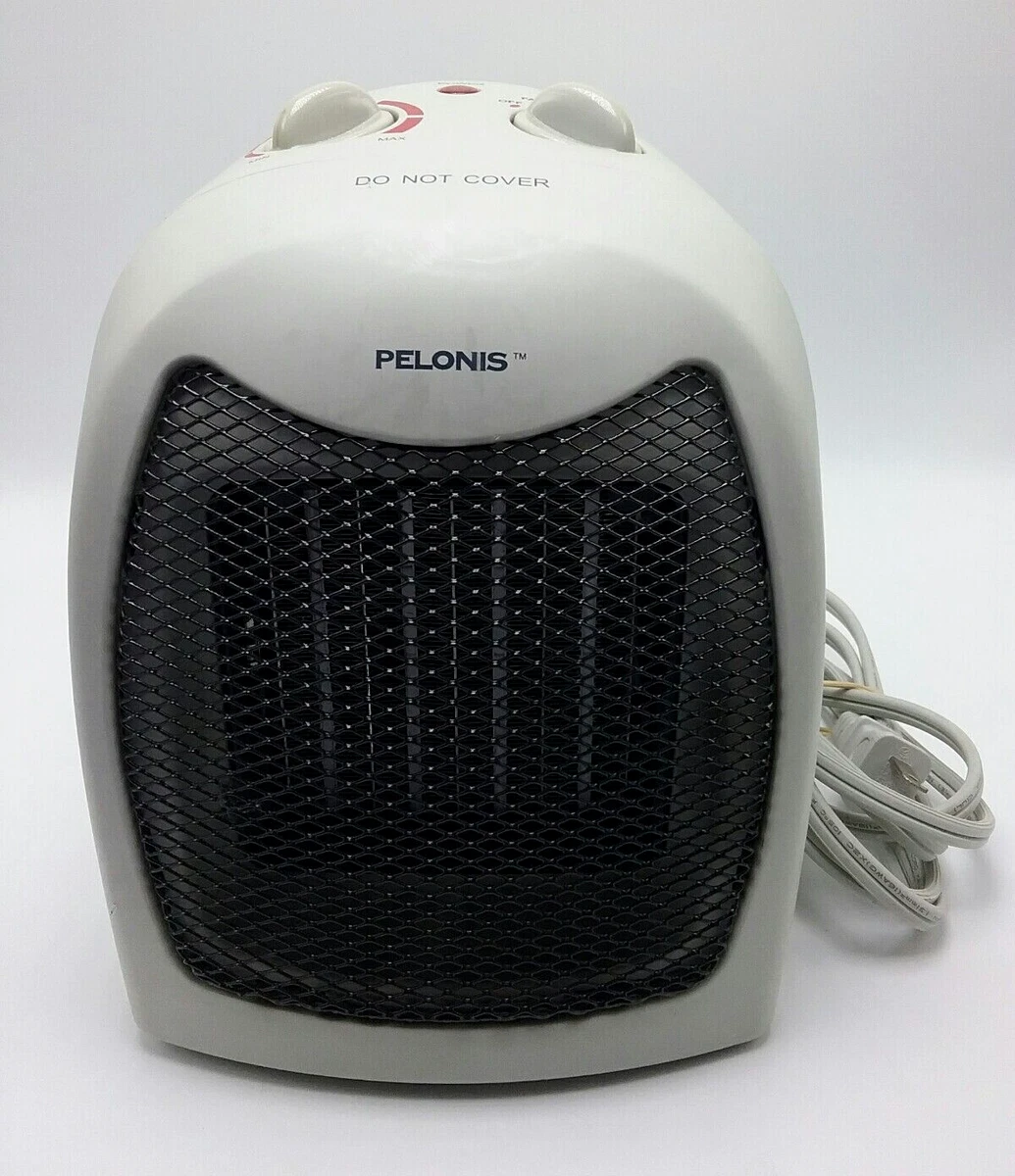 Pelonis HC-0120 Safe-T-Furnace Ceramic Heater Fan 2 Setting 1500w Gray  Tested | eBay