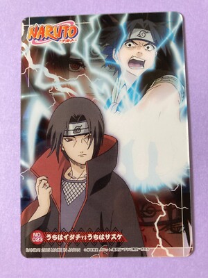 Itachi Uchiha sasuke No.023 2005 NARUTO Clear Card BANDAI Japan