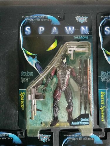 MacFarlane 1997 Spawn the Movie 5 Figures NEW: Masked & UnMasked Spiked Burnt JP - Picture 2 of 11