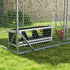 Wood Nesting Boxes Chicken Coop Accessories 3 Hole Egg Laying Box Hen with Roof