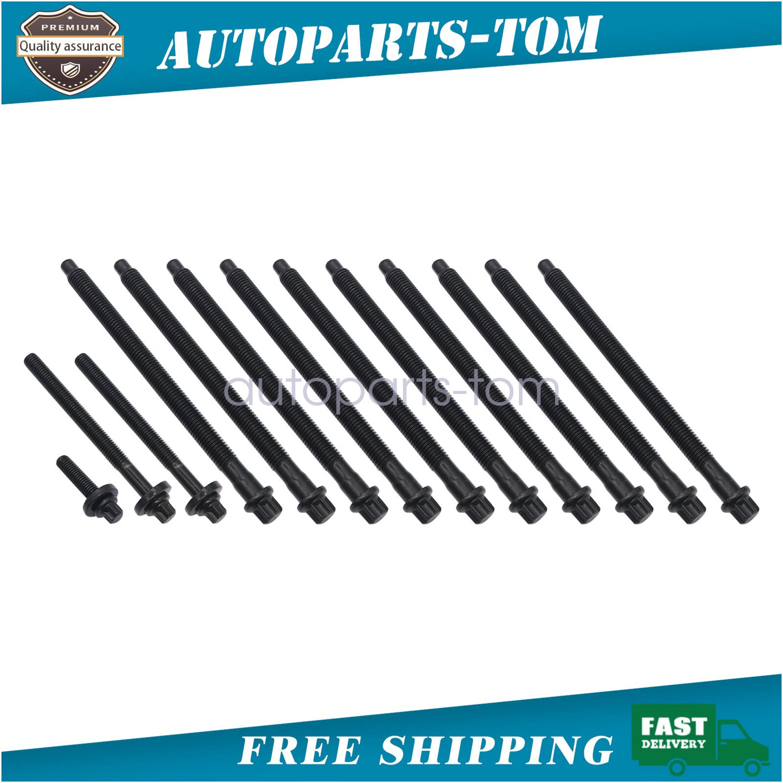For Mini Cooper R56 R55 R57 R58 R60 R61 Cylinder Head Bolt Set VICTOR ...