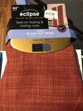 Eclipse Ludlow Fashion Blackout Window Curtainmarble 42 X 84 For