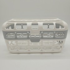 Munchkin High Capacity Dishwasher Basket White W/Gray Trim