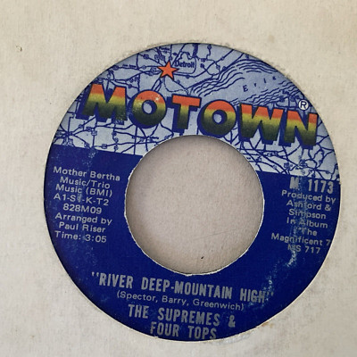 THE SUPREMES & FOUR TOPS - RIVER DEEP MOUNTAIN HIGH 7 US IMPORT