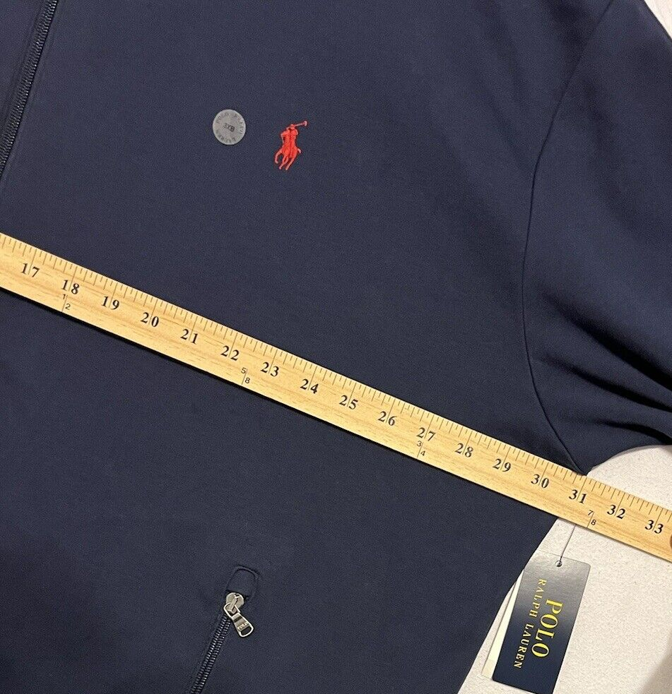 Polo Ralph Lauren Interlock Pick Jacket Uomo 3XB Cerniera Intera Pony Classico Nuova con etichette