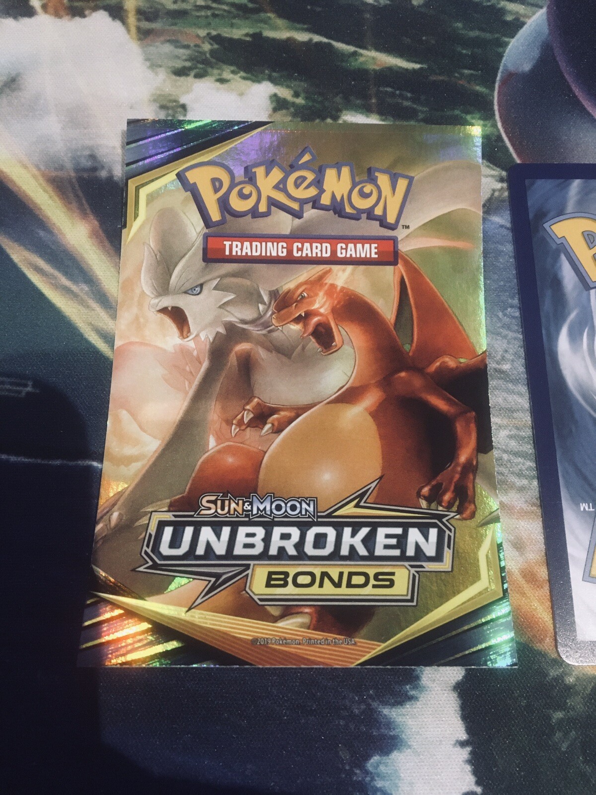 Pokemon Unbroken Bonds Sticker - Gamestop Promo - Charizard And ...