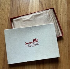 Vintage deadstock John Wanamaker silk nude stockings in original box