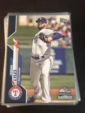2020 Topps Update Jordan Lyles Blue Texas Rangers #U-212