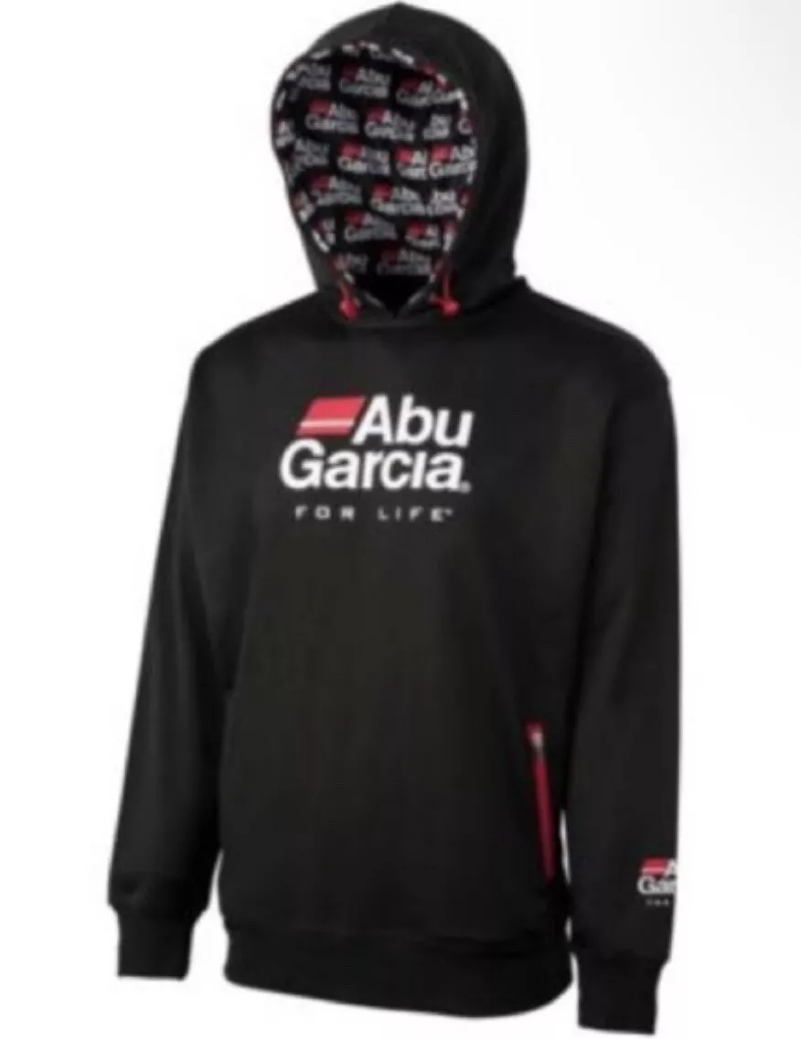 NEW Abu Garcia FOR LIFE Man's Hoodie Black Size XL Sealed or