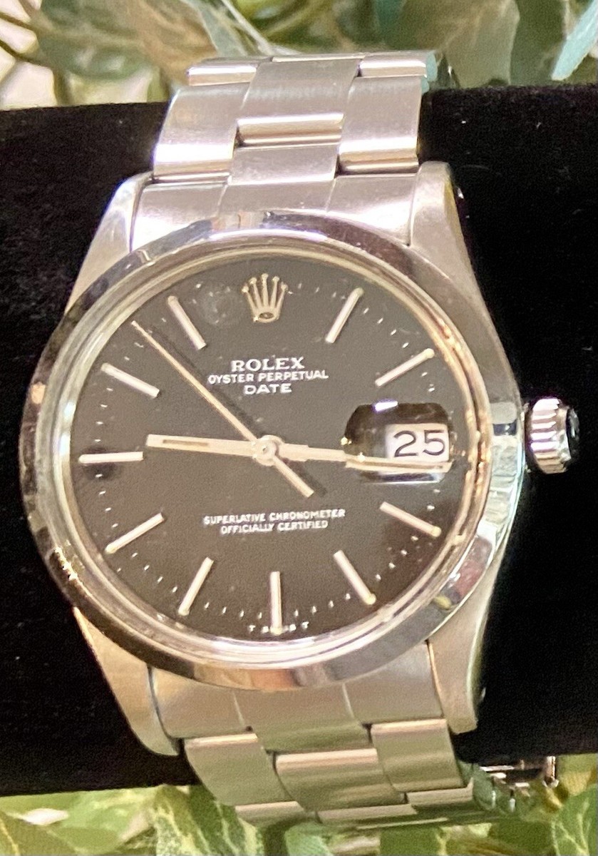Vintage ROLEX Watch 1981 Oyster Perpetual Date 15000 in Vintage ROLEX Watch 1981 Oyster Perpetual Date 15000 in