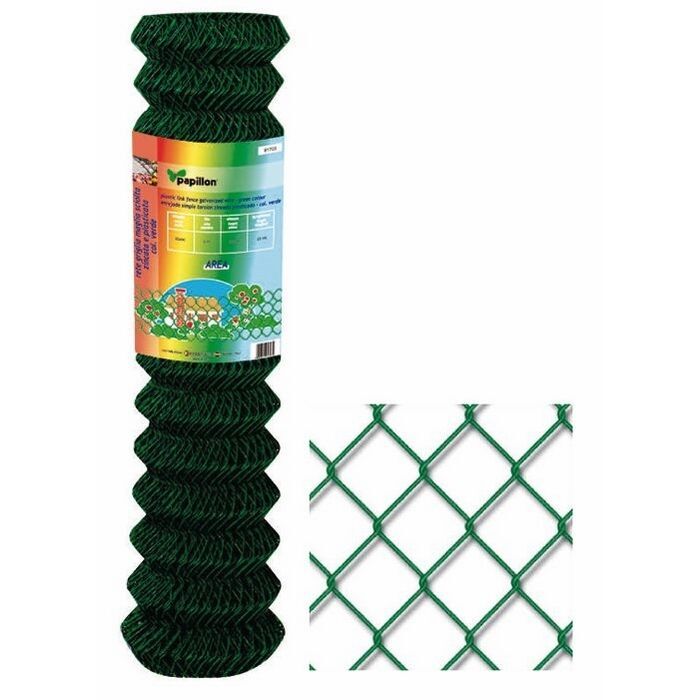 Rete Recinzione Plasticata SGS Griglia Area 50x50mm H:150cm Rt 25 mt Øfilo 2,5mm