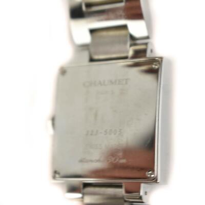 CHAUMET: Silver, Stainless Steel Logo Quartz Watch CHAUMET: Silver, Stainless Steel Logo Women main image 2